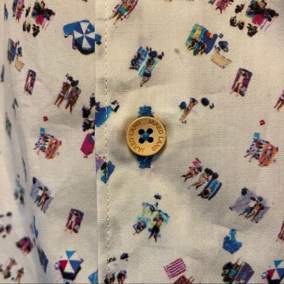 Jared Lang Beach Button Down Shirt - Picture 2 of 6